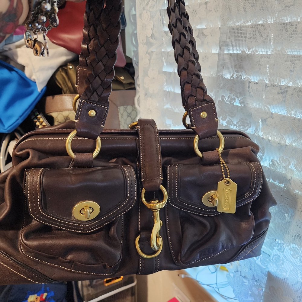 Vintage Coach Daphne Satchel